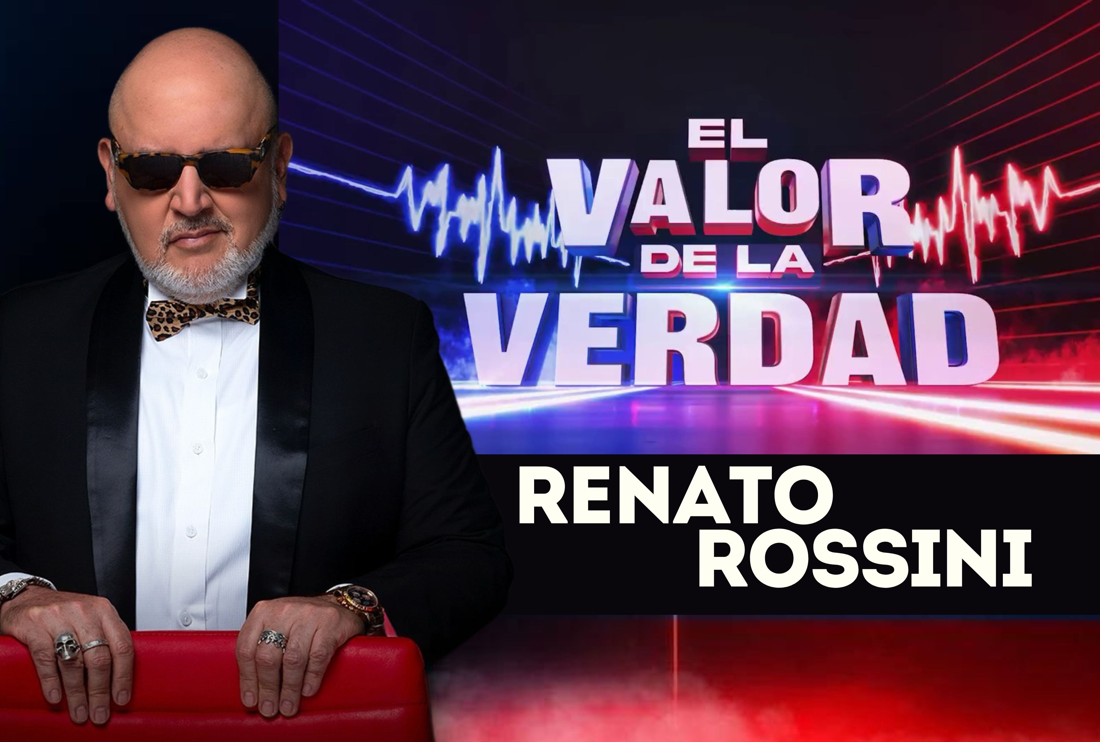 Renato Rossini se sienta en el sillón rojo en una noche reveladora de El Valor de la Verdad. Sigue el programa en vivo hoy por Canal 5. | Crédito: Composición Mag