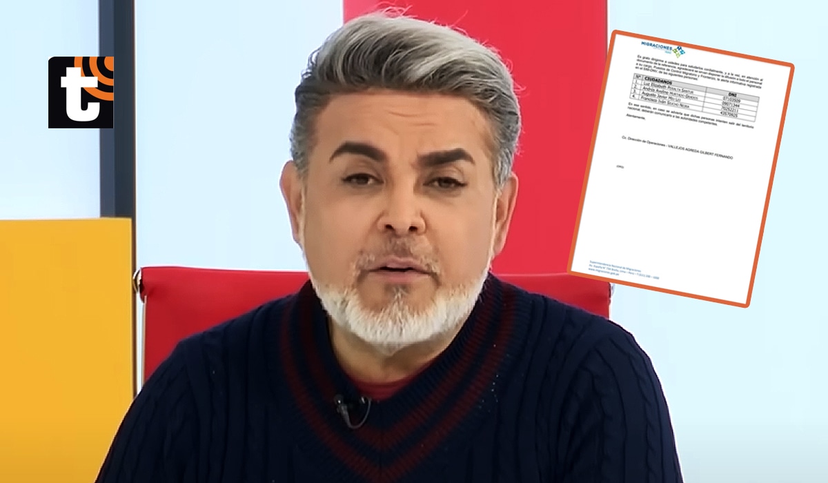 Migraciones emite alerta ante posible salida del país de Andrés Hurtado, Chibolín.