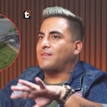 Tommy Portugal se salva de milagro tras colapso de árbol en la vía pública