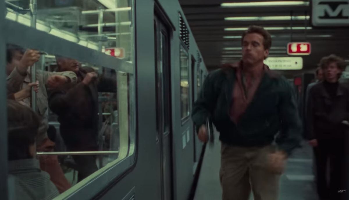 El momento de la persecución dentro de la estación y uno de los vagones (Foto: Columbia Pictures)