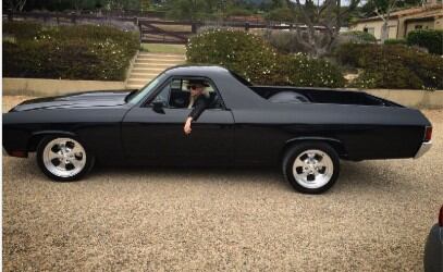 La artista estadounidense junto a su oscuro "El Camino" (Foto: Lady Gaga / Instagram)