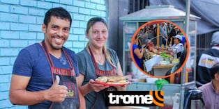 El Peruanito y la Rusa ofrecieron sus ricos pescaditos fritos. La señora del chanchito también tuvo su clientela durante las Fiestas Patrias. Foto: César Bueno/Trome.