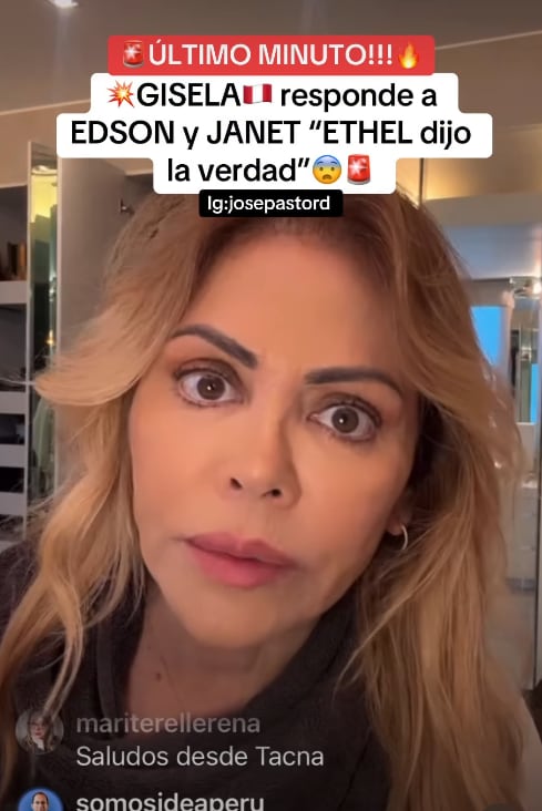 Gisela Valcárcel asegura que su hija Ethel Pozo dijo la verdad sobre su salida de 'América Hoy'.