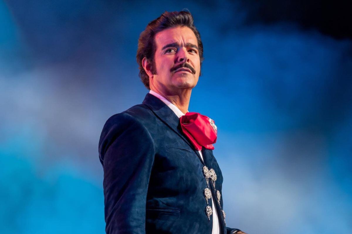 Pablo Montero como Vicente Fernández en la telenovela “El último rey”. (Foto: TelevisaUnivision)