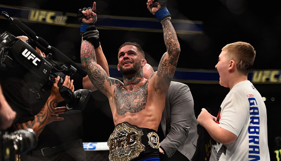 Cody Garbrandt fue campeón de Peso Gallo de UFC | Foto: Getty
