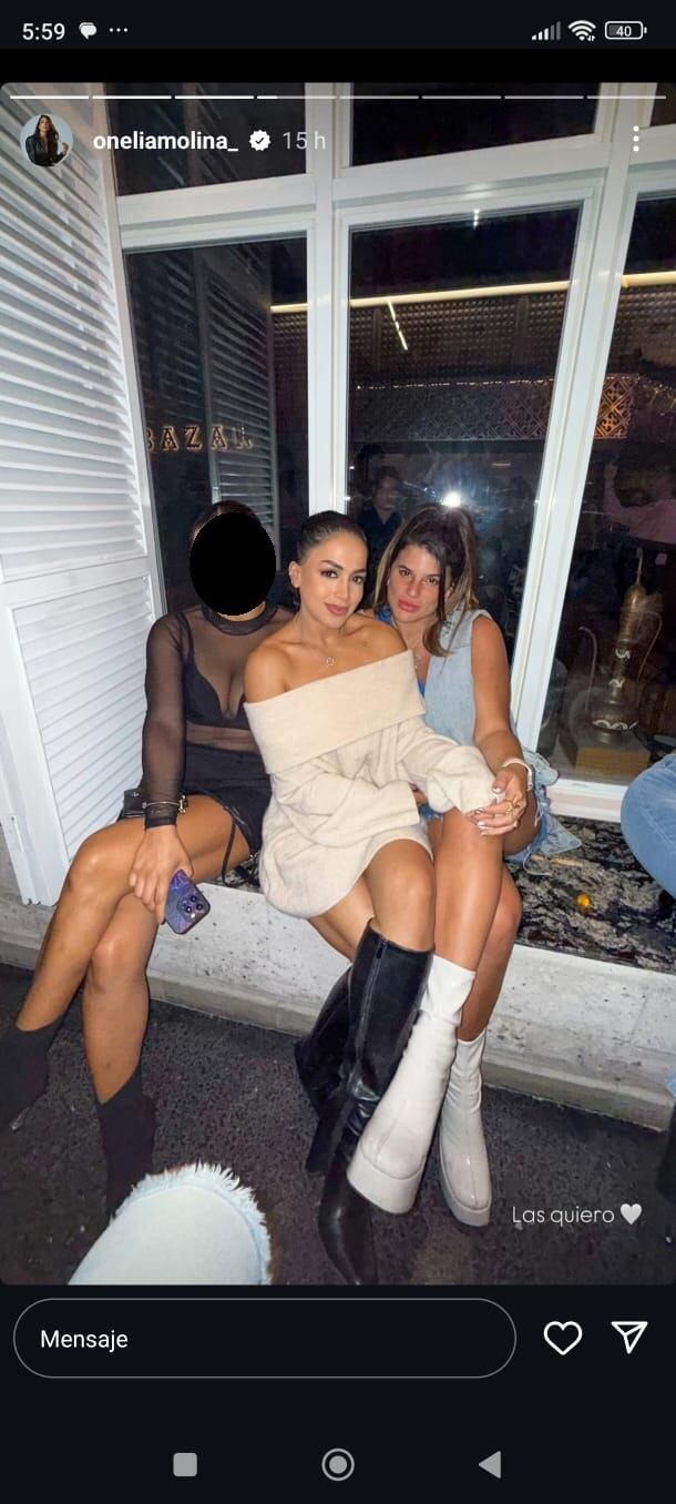 Onelia Molina y Macarena Vélez juntas y son amigas.