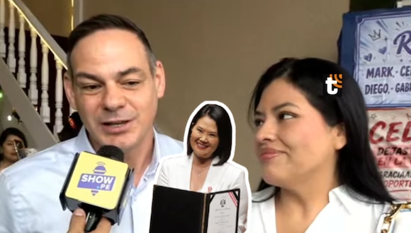 TROME - Mark Vito y su novia le envían mensaje a Keiko antes de asumir como presidenta y confiesan cómo es su relación