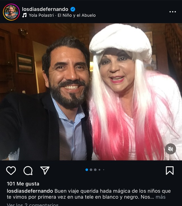 Figuras de la farándula se despiden de Yola Polastri. (Fotos: Instagram))