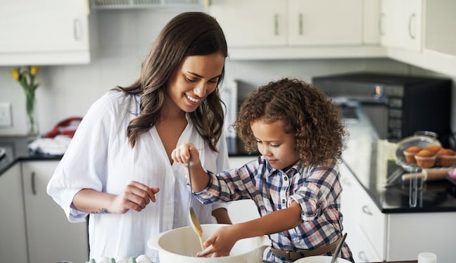 'Cociné junto a mi mamá'