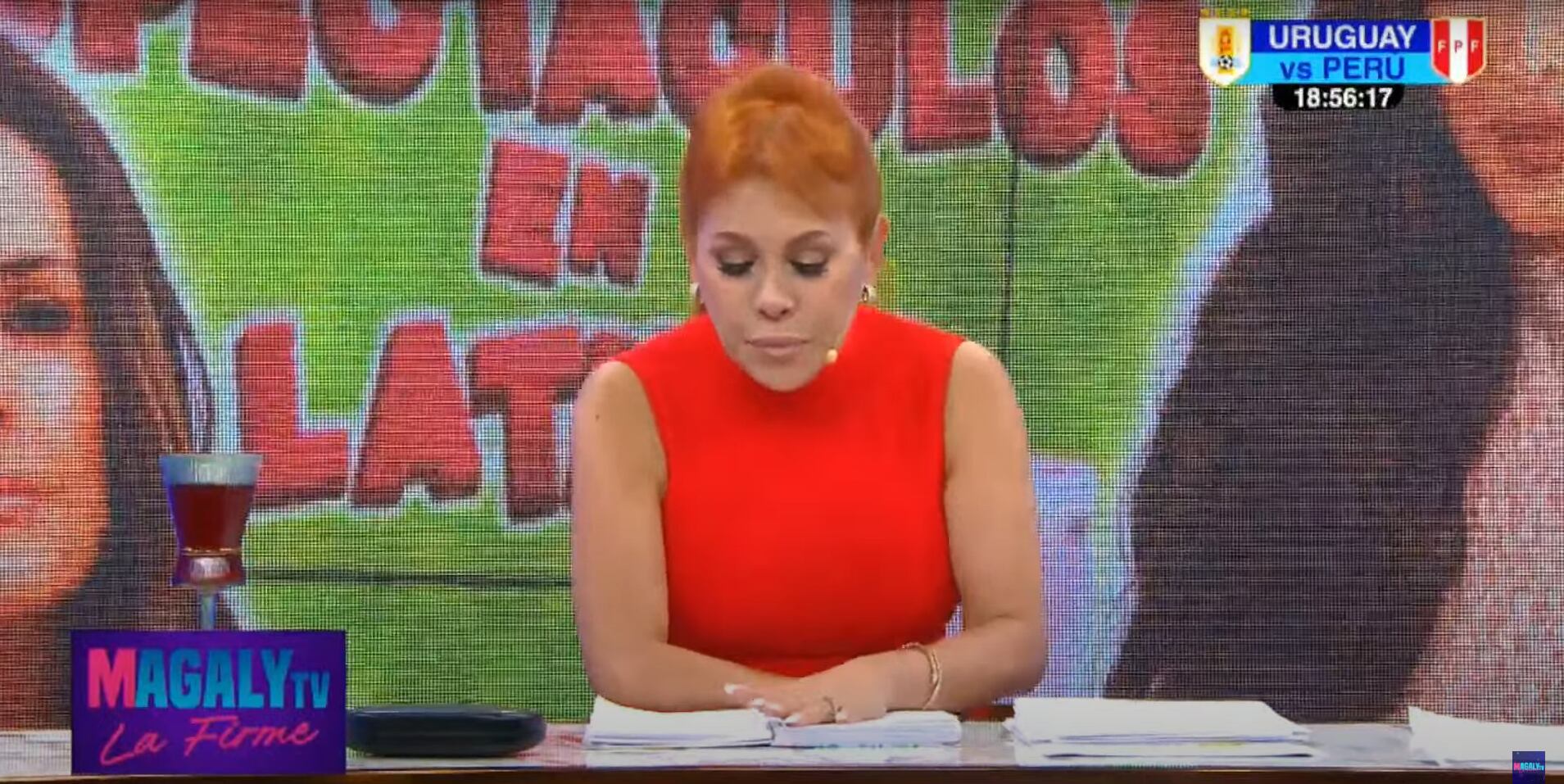 La conductora mandó potentes comentarios contra Michelle Soifer. (Fuente: ATV)