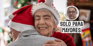 Navidad con adultos mayores. Foto: composición/Istock