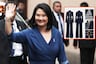 Keiko Fujimori llega con elegante vestido azul al Palacio Torre Tagle: ¿en qué está inspirado el traje de la mandataria?