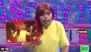 JB en ATV parodia ‘la furia de Magaly’ por errores de su producción: “Siempre paso vergüenza por estos tarados”