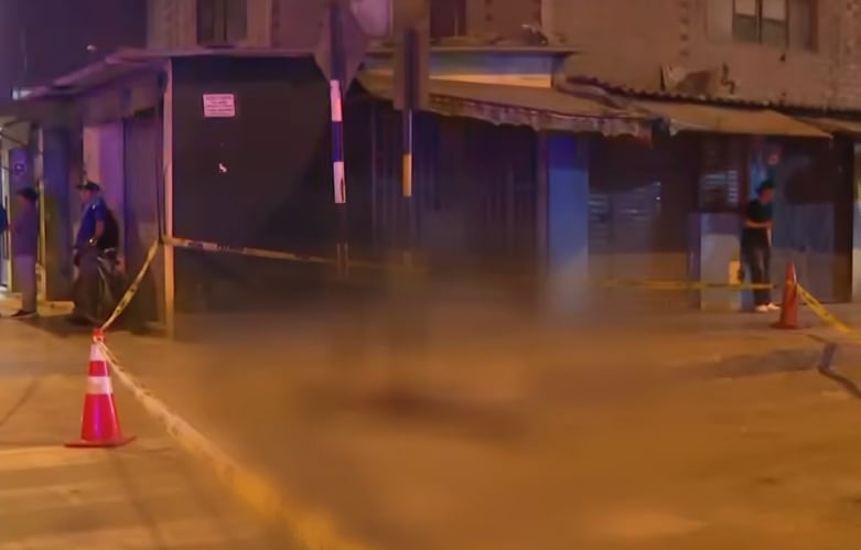 Lugar del ataque contra mototaxista. (Latina Noticias)