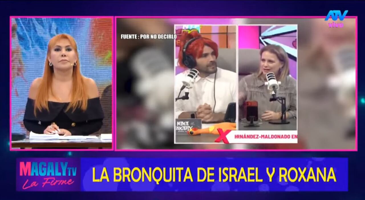 Israel Dreyfus y Rossana Fernández Maldonado fuman la 'pipa de la paz'.