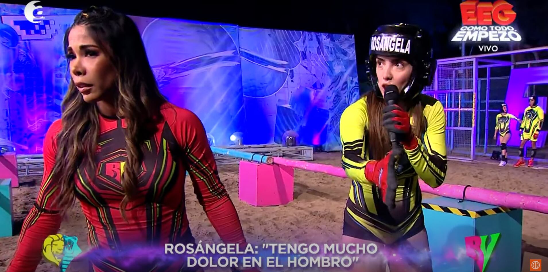 Participantes de 'EEG' se pelean en vivo. (Foto: América Televisión)