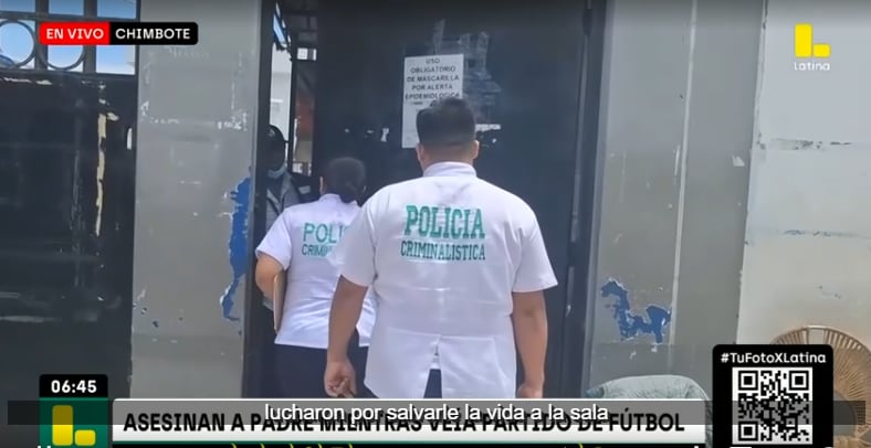 Peritos de criminalística investigan la causa del asesinato para dar con la ubicación del sicario.