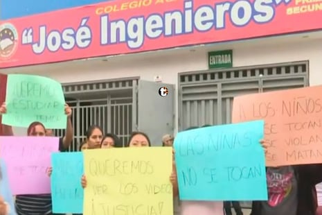 ¡Escándalo en colegio de SJL! Madre denuncia tocamientos a niña de 9 años y que le hicieron firmar papel ...