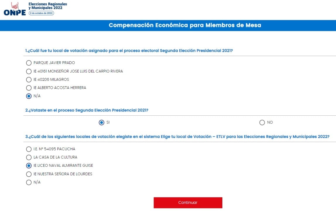 El trámite para acceder a la compensación económica lleva solo algunos minutos.