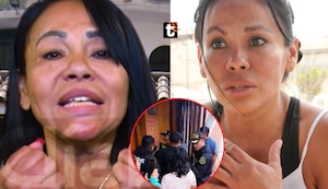 Martha Chuquipiondo, la ‘Mujer Boa’, rompe en llanto tras intentar recuperar su casa y terminar en el calabozo: “Con sicarios”