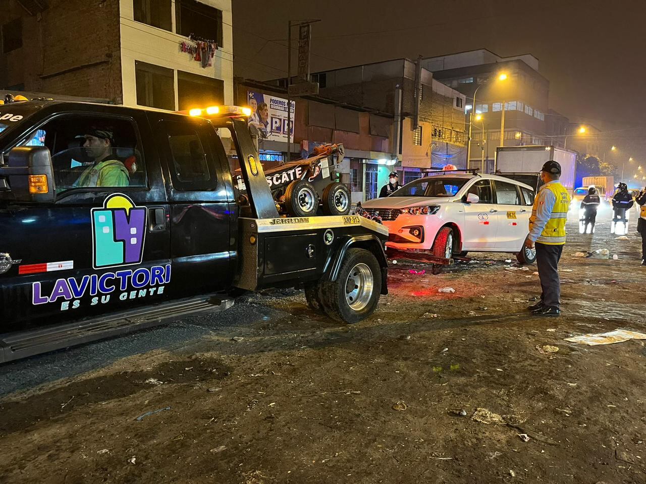 La comuna victoriana, a través de la Gerencia de Tránsito, intervino a los vehículos estacionados en zonas prohibidas.