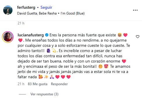 Modelo manda emotivo mensaje a su hermana. (Instagram)