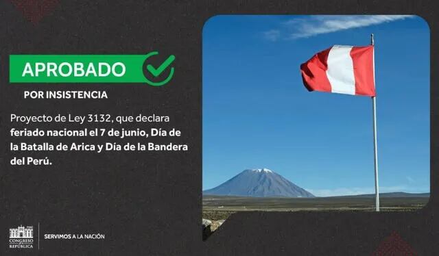 Día de la Bandera 2024: ¿Será feriado el próximo 7 de junio?