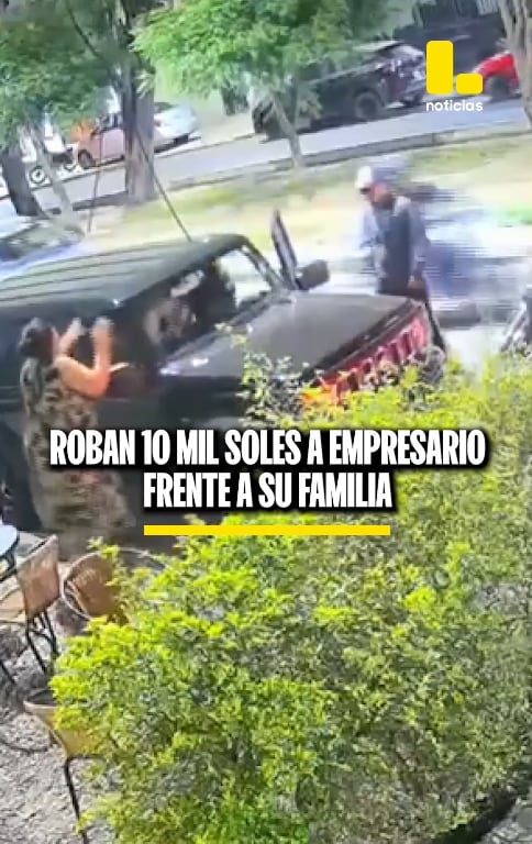Familiar de la víctima se enfrentó con uno de los delincuentes durante el asalto e intentó lanzarle una piedra.
