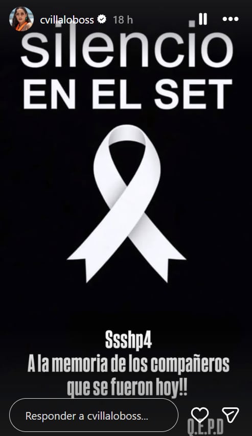 Carmen Villaobos y su post enterada del asesinato de dos miembros de producción de 'Sin senos sí hay paraíso'.