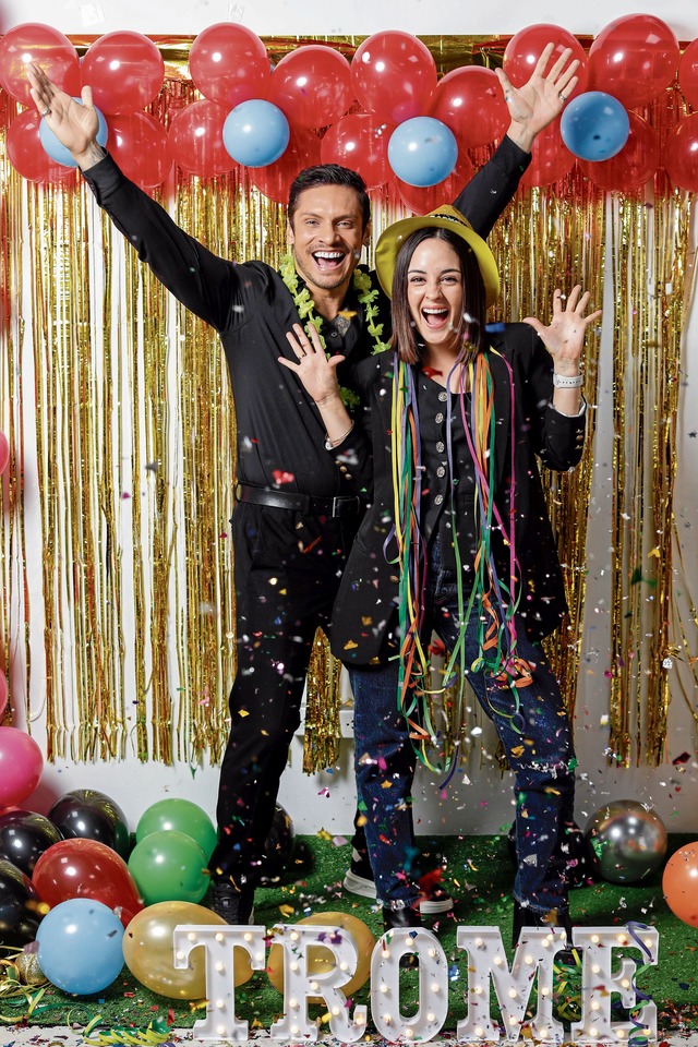 Protagonistas de ‘Pobre Novio’ también celebraron el inicio del 2025 con mucha alegría. Foto: Lenin Tadeo