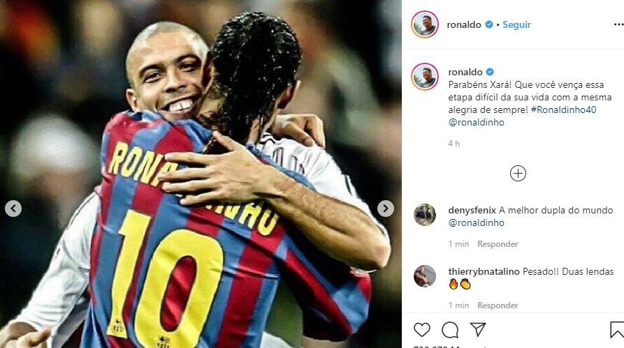 Ronaldo en Instagram