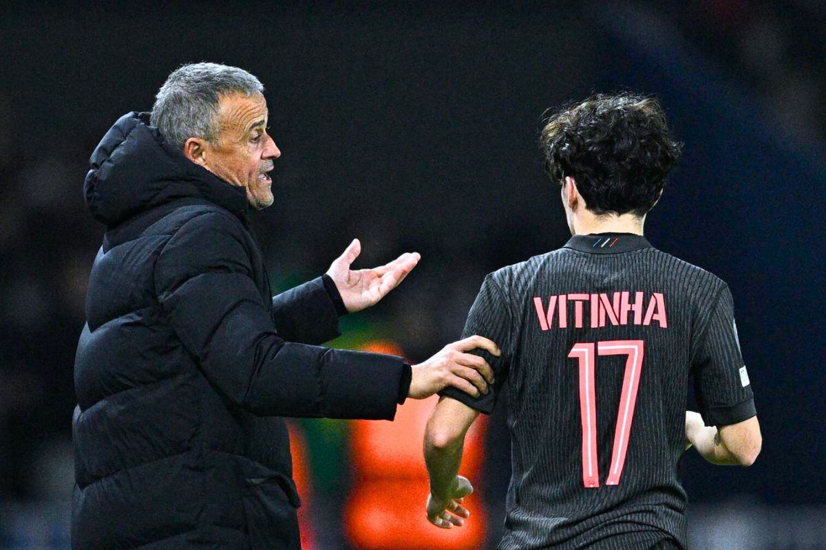 Luis Enrique también destacó el buen momento de Vitinha (Foto: AP)