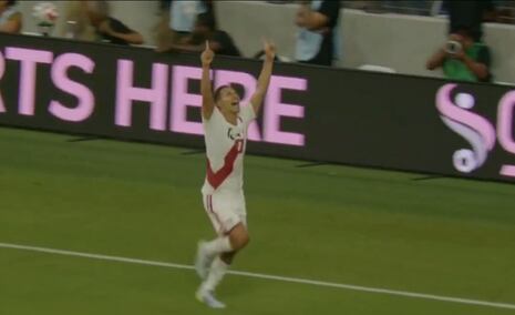 Mira el gol de Renzo Garcés en el Perú - Haití en Miami | VIDEO