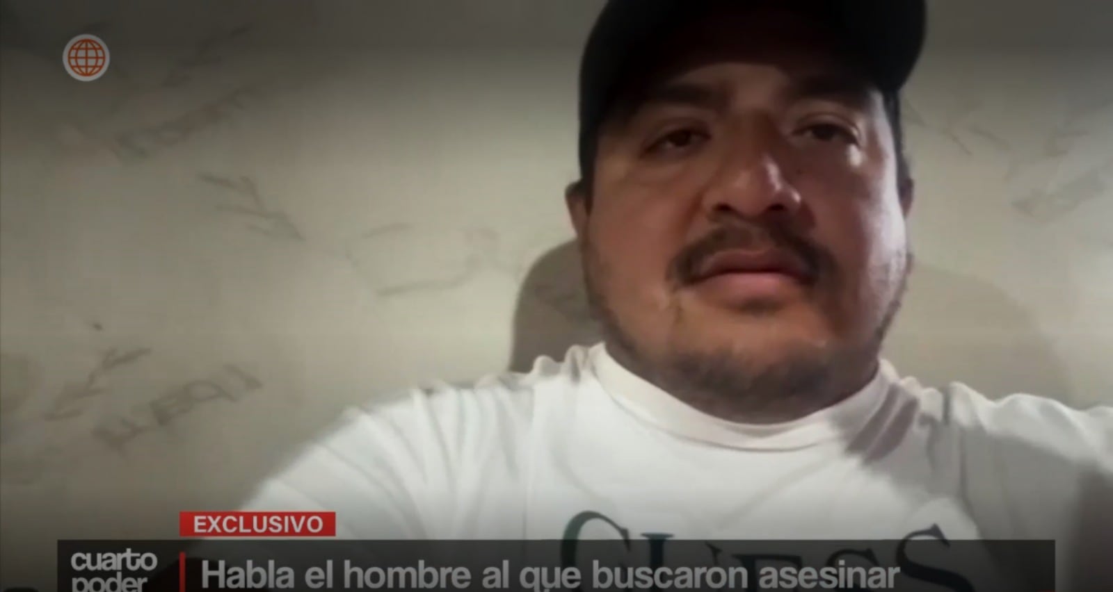 Sergio Bolaños habla desde la clandestinidad. Foto: Captura de pantalla.