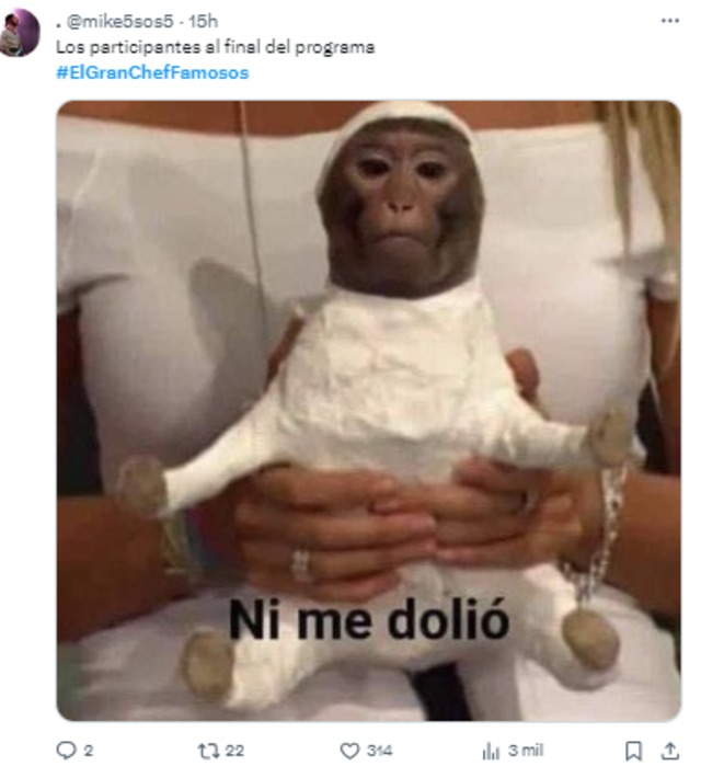 Salen los más divertidos memes de la gran final de El Gran Chef Famosos La Revancha