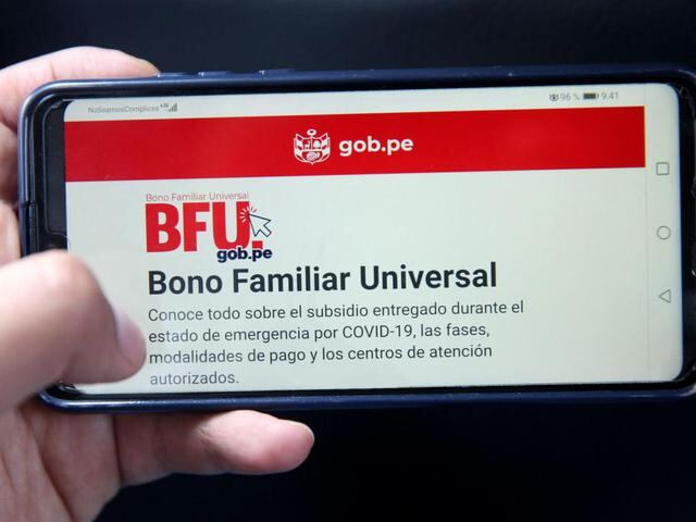 Los beneficiarios responsables de cobrar el BFU mediante la modalidad Banca celular lo pueden hacer con cualquier tipo de celular (Foto: Andina)