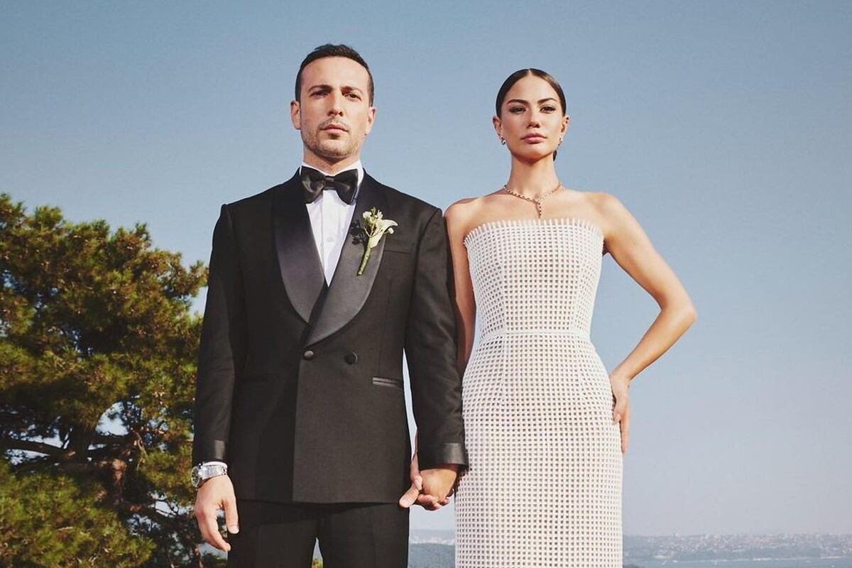 La actriz turca Demet Özdemir se casó con Oğuzhan Koç en Estambul (Foto: Demet Özdemir chile/Instagram)