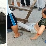 Chiclayo: adulto mayor termina sumergido en aguas servidas