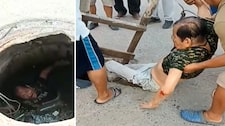Chiclayo: adulto mayor termina sumergido en aguas servidas