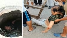 Chiclayo: adulto mayor termina sumergido en aguas servidas