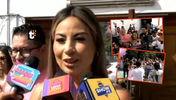 TROME- Pamela López llega como ‘diva’ a evento y dice que la soltería le sienta bien: “Valió la pena los 100 soles”