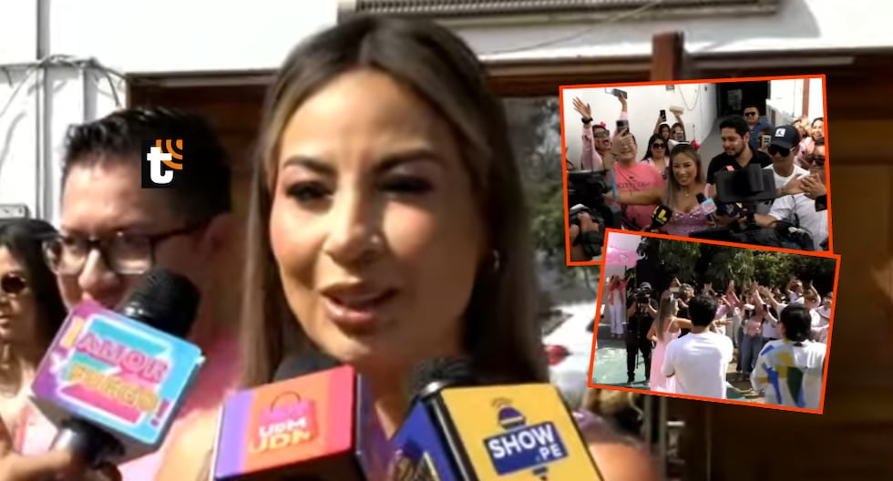 Pamela López is received as a
