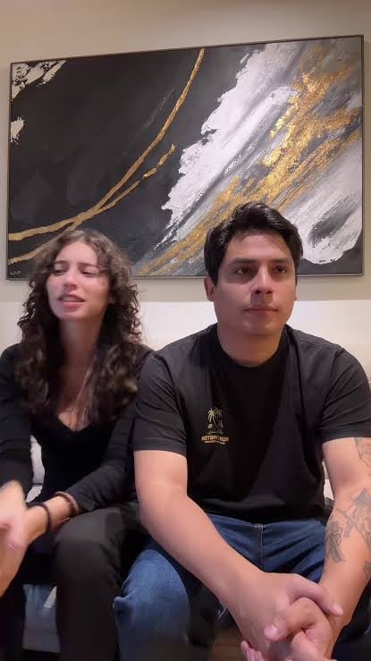 Curwen y su novia Carla Campos