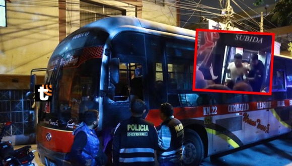 Comas: Balean bus y dejan herido a chofer
