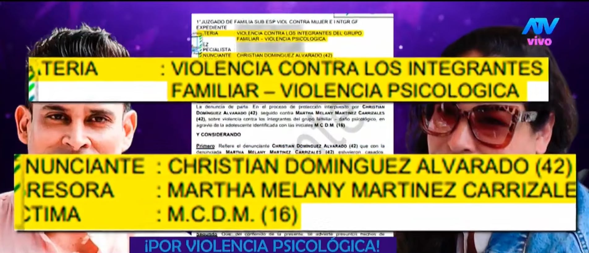 El cumbiambero inició demanda legal contra su expareja. (Foto: ATV)