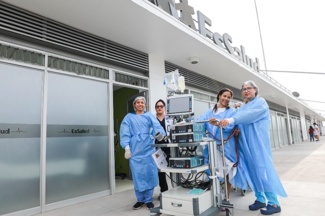 En el INCOR de EsSalud le colocaron dispositivo ('corazón artificial') que reemplaza la función de este órgano vital. (Entrevista: Isabel Medina / Foto: EsSalud).