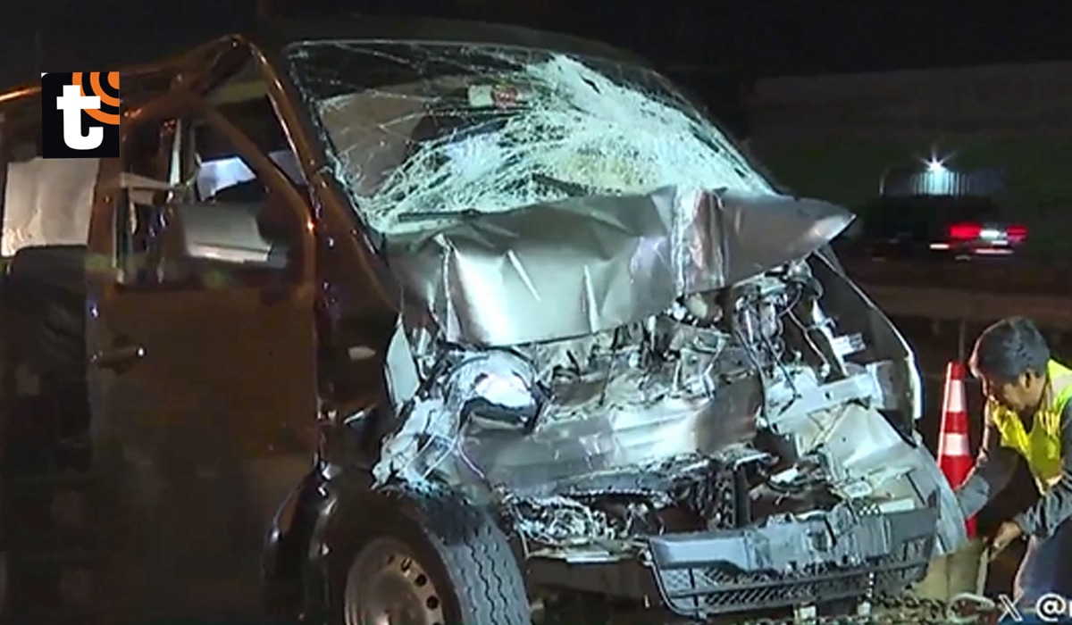 El accidente se produjo a la altura del kilómetro 17, en sentido de sur a norte, generando alarma entre conductores y vecinos de la zona.