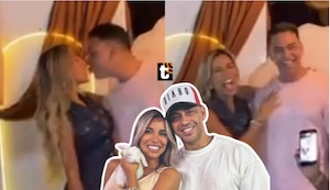 Diego Chávarri y Gabriela Herrera se dan su primer beso en público tras confirmar que están en ‘saliditas’