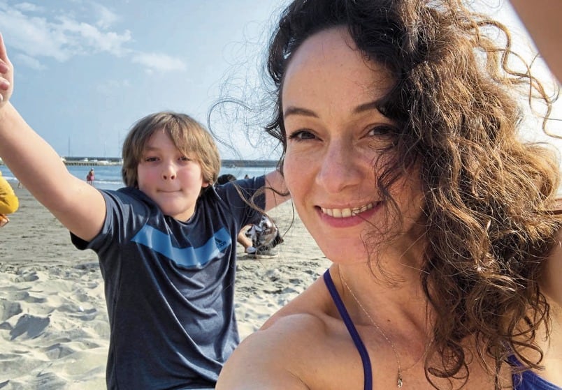 Jimena Lino tiene un hijo