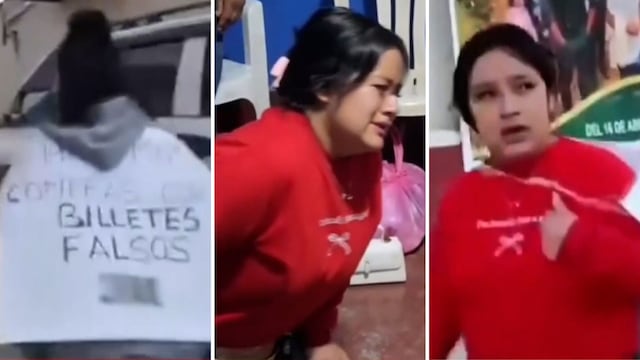 La Libertad: rondas castigan a presuntas estafadoras tras denuncia de comerciantes